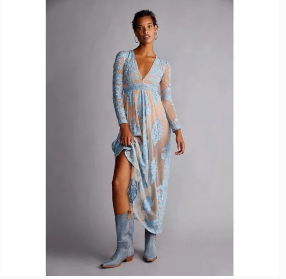 For Love And Lemons Temecula Maxi Dress Small NEW